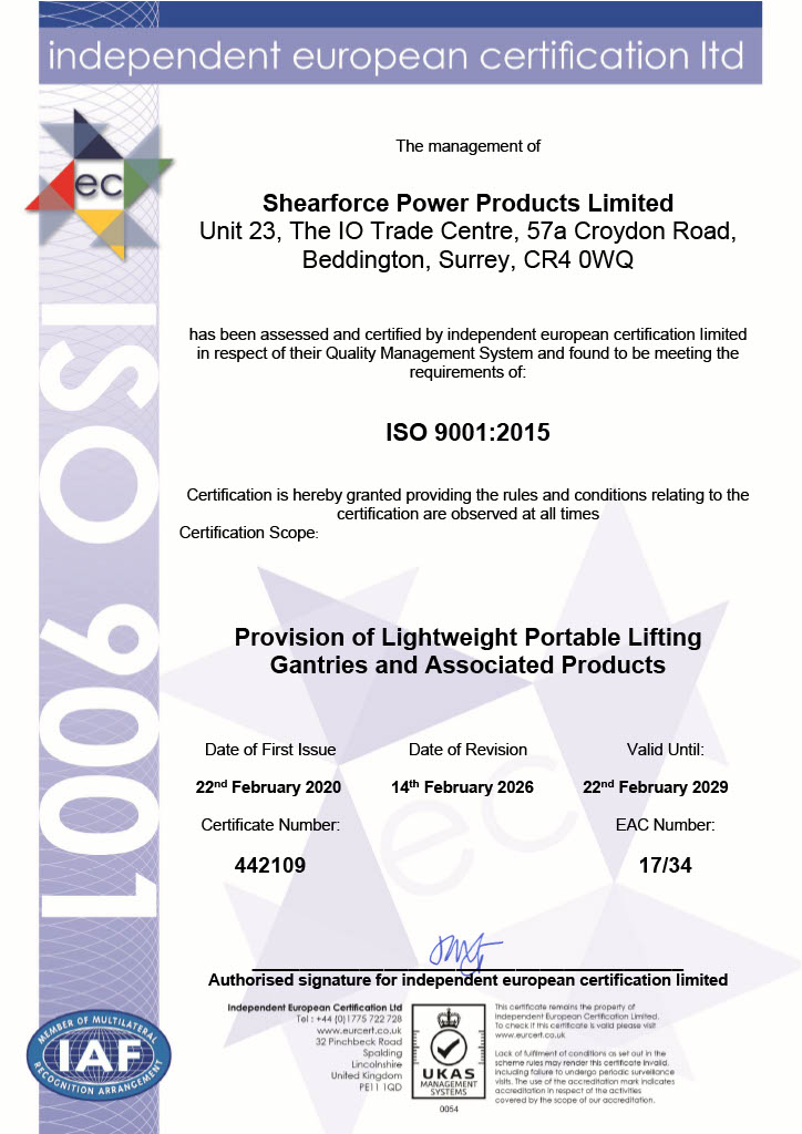 shearforce-certificate