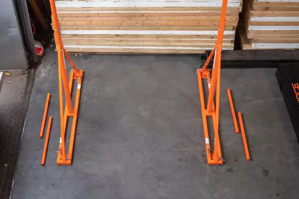 A Shearforce steel gantry on-show as they’re beneficial for your construction project